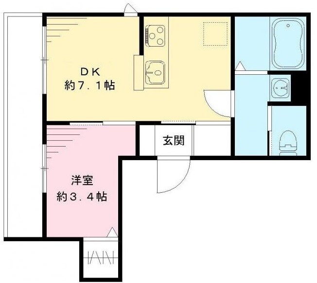 西大井駅 徒歩8分 2階の物件間取画像