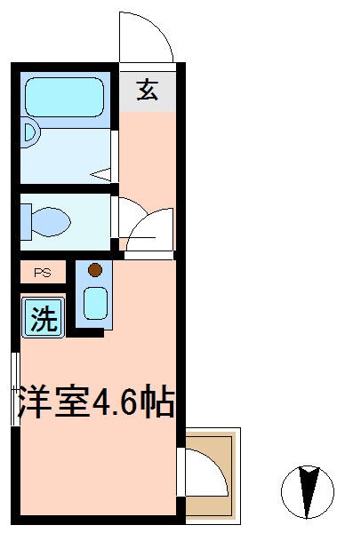 竹ノ塚駅 徒歩9分 2階の物件間取画像