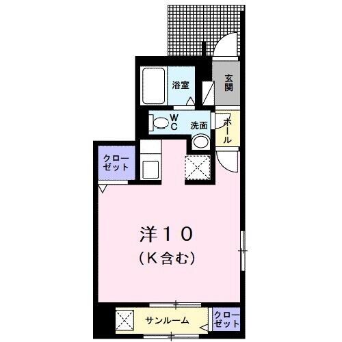 妙典駅 徒歩9分 1階の物件間取画像