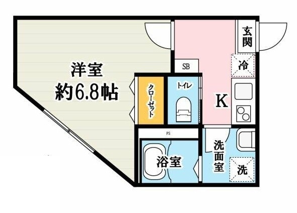 秋津駅 徒歩12分 1階の物件間取画像