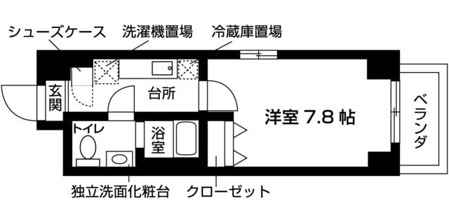 鳩ヶ谷駅 徒歩1分 4階の物件間取画像