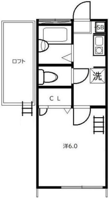 金町駅 徒歩10分 1階の物件間取画像