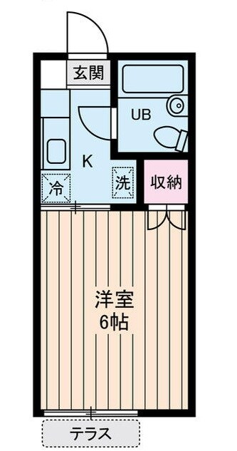 平和台駅 徒歩8分 1階の物件間取画像