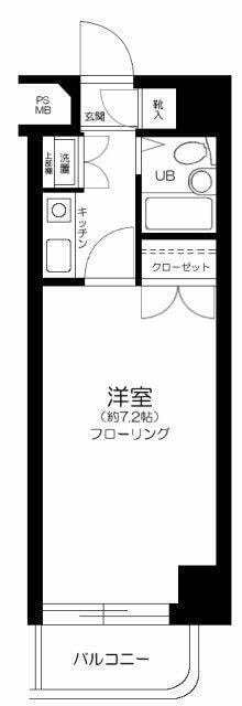 桜台駅 徒歩7分 2階の物件間取画像