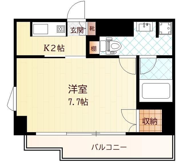 南千住駅 徒歩8分 5階の物件間取画像