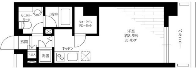 東新宿駅 徒歩4分 2階の物件間取画像