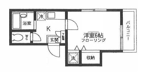 早稲田駅 徒歩12分 2階の物件間取画像