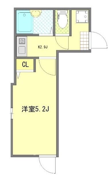 亀有駅 徒歩9分 2階の物件間取画像