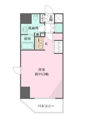入谷駅 徒歩4分 5階の物件間取画像