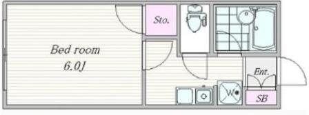 リス・デラ・バレの物件間取画像