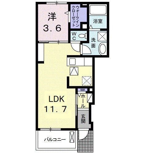 久喜駅 徒歩15分 1階の物件間取画像