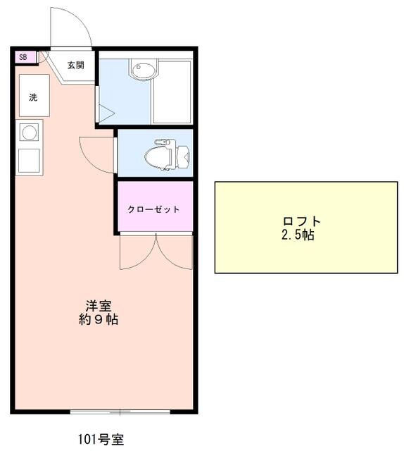 清瀬駅 徒歩10分 1階の物件間取画像