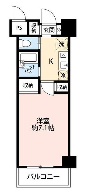 アーツ芝浦の物件間取画像