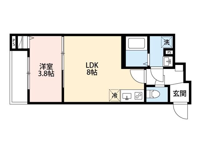 上尾駅 徒歩10分 3階の物件間取画像