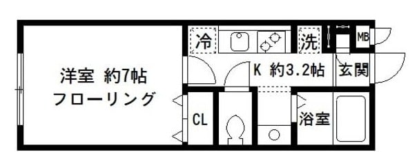 新小岩駅 徒歩9分 1階の物件間取画像