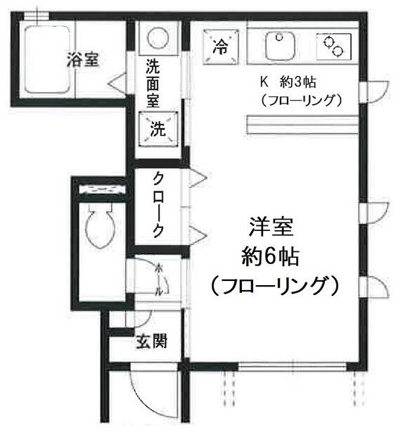 沼袋駅 徒歩11分 1階の物件間取画像