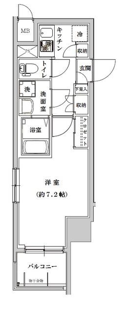 南千住駅 徒歩11分 2階の物件間取画像