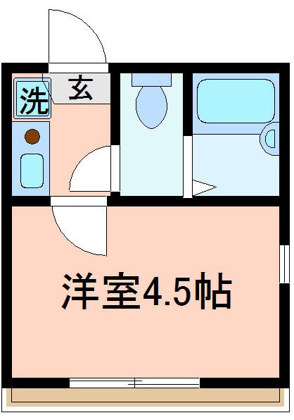 綾瀬駅 徒歩5分 2階の物件間取画像