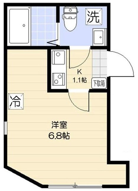 ユニヴェール西新井の物件間取画像