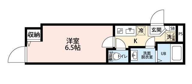 町屋駅 徒歩10分 1階の物件間取画像