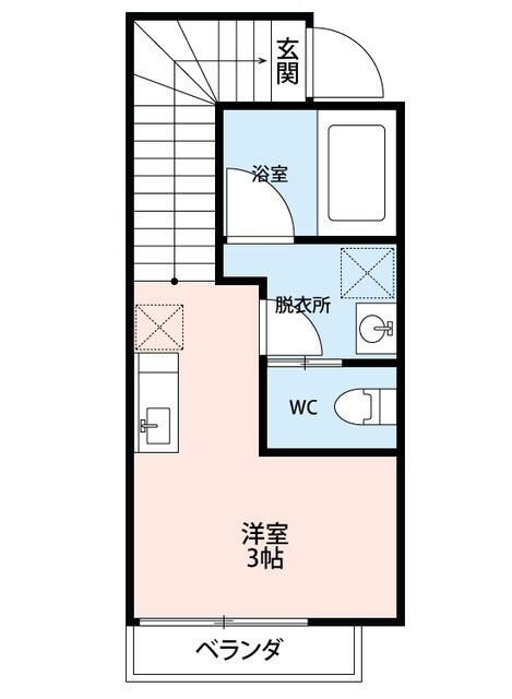 市川駅 徒歩9分 2階の物件間取画像