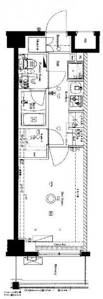 北赤羽駅 徒歩7分 2階の物件間取画像