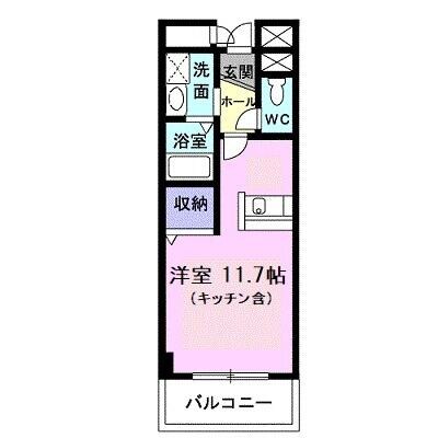 与野本町駅 徒歩14分 3階の物件間取画像