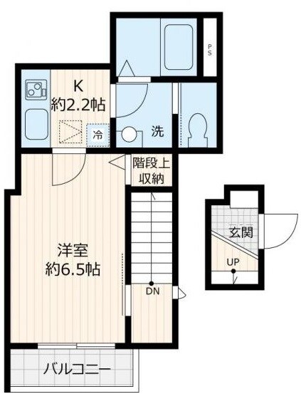 東向島駅 徒歩7分 2階の物件間取画像