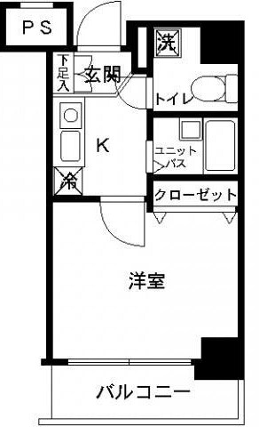 下板橋駅 徒歩4分 6階の物件間取画像