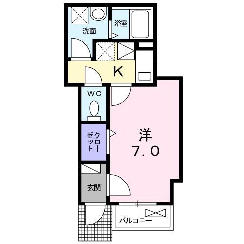 梅島駅 徒歩20分 1階の物件間取画像