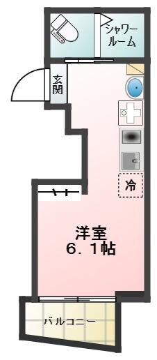 梶原駅 徒歩1分 1階の物件間取画像