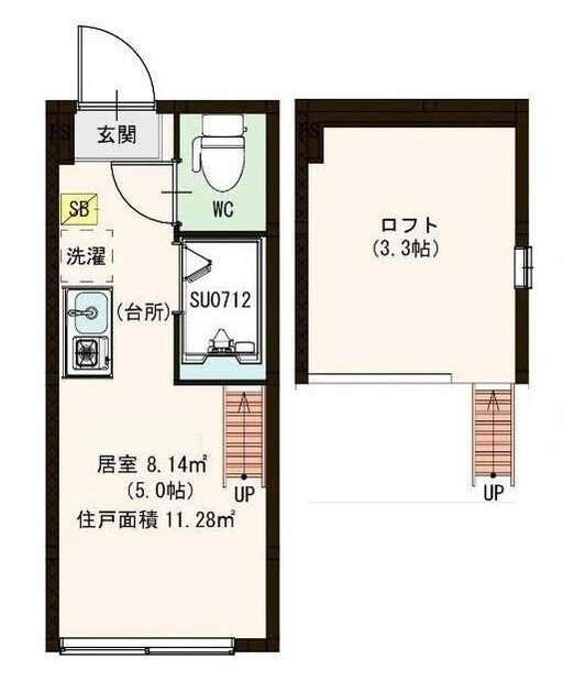 ハーモニーテラス前野町Ⅲの物件間取画像