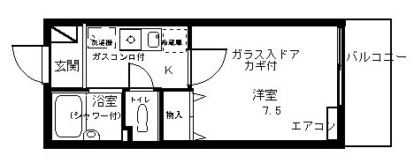 花小金井駅 徒歩8分 1階の物件間取画像