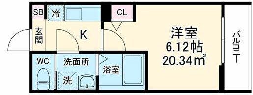 川越駅 徒歩11分 1階の物件間取画像