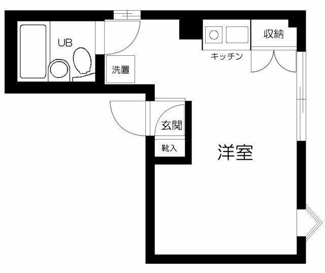 ハイツ若草の物件間取画像