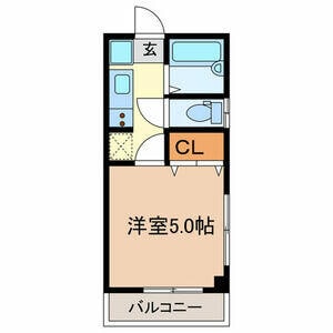 与野駅 徒歩3分 2階の物件間取画像