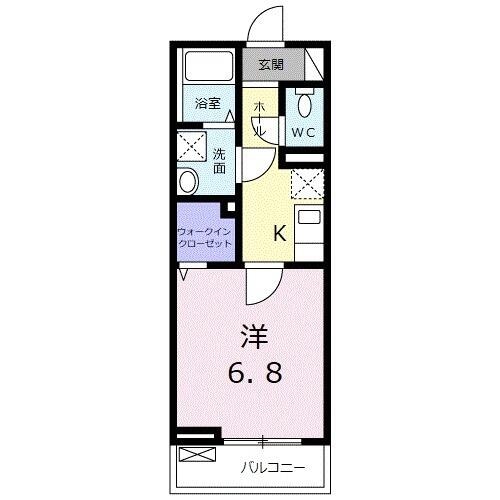 扇大橋駅 徒歩9分 2階の物件間取画像