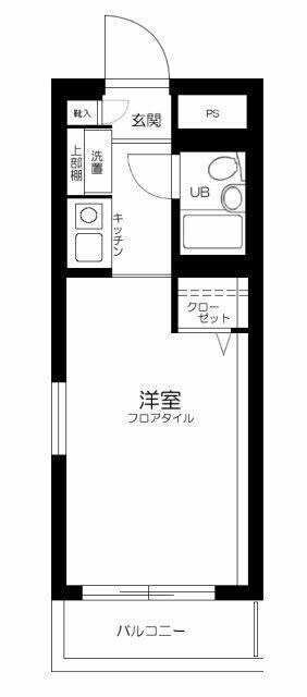 新中野駅 徒歩5分 4階の物件間取画像