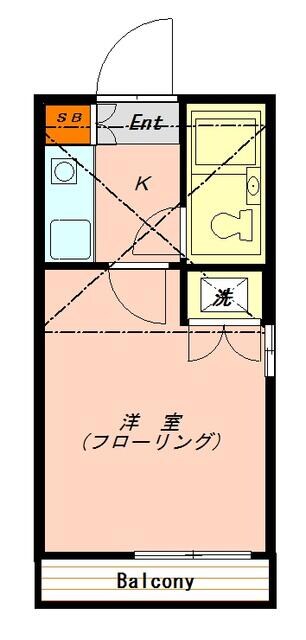 新桜台駅 徒歩2分 1階の物件間取画像