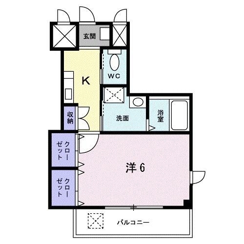 富士見台駅 徒歩2分 4階の物件間取画像