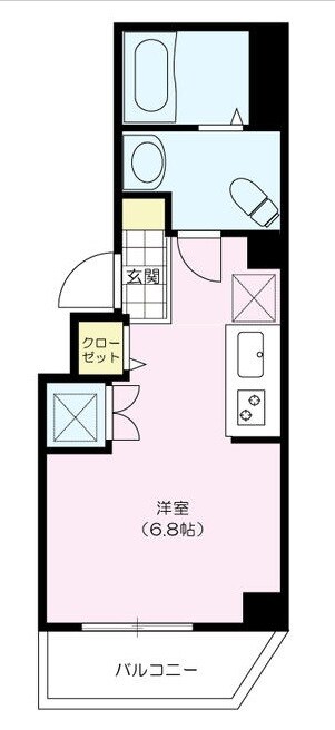 入谷駅 徒歩2分 5階の物件間取画像