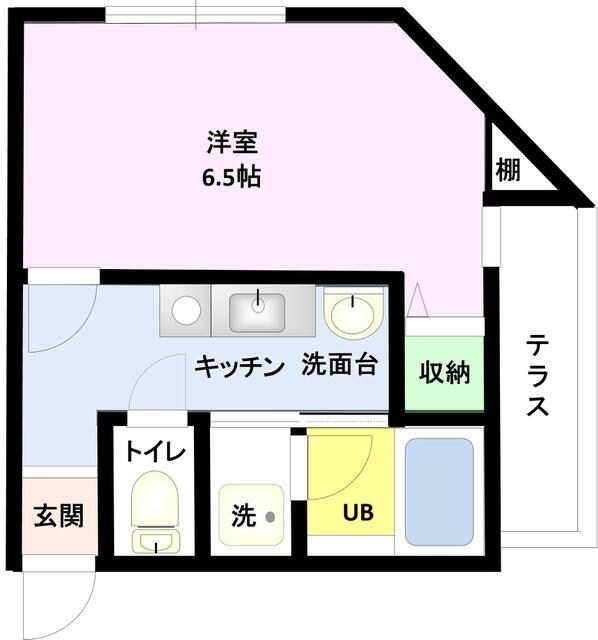 一之江駅 徒歩7分 1階の物件間取画像