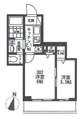 五反野駅 徒歩4分 2階の物件間取画像