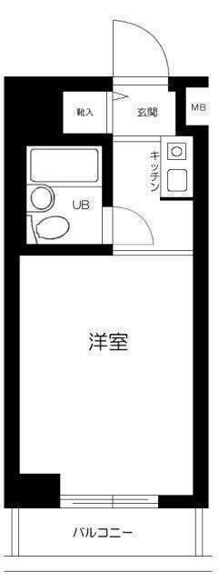 下高井戸駅 徒歩2分 8階の物件間取画像