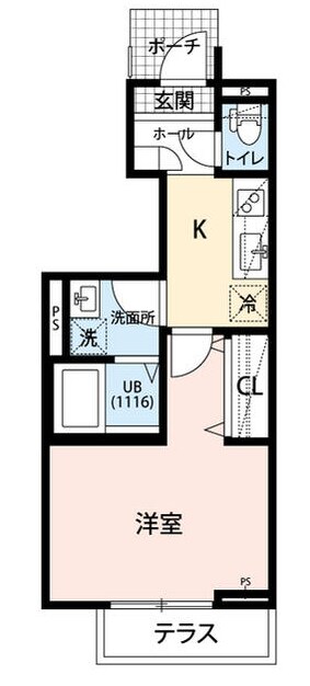 上井草駅 徒歩5分 1階の物件間取画像