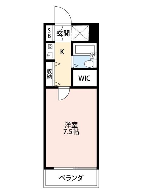 鶴瀬駅 徒歩7分 1階の物件間取画像