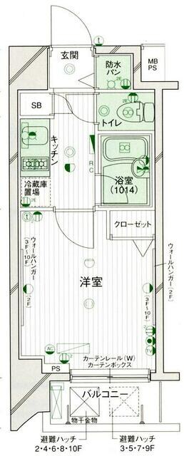 早稲田駅 徒歩7分 3階の物件間取画像