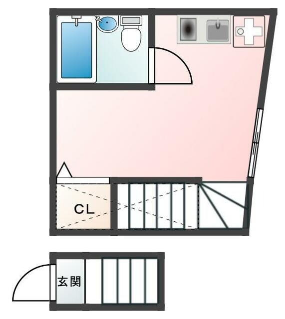 王子駅 徒歩5分 2階の物件間取画像