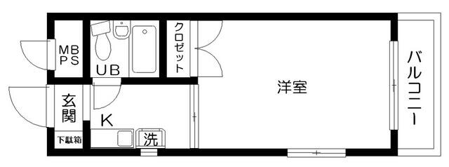 板橋本町駅 徒歩2分 4階の物件間取画像