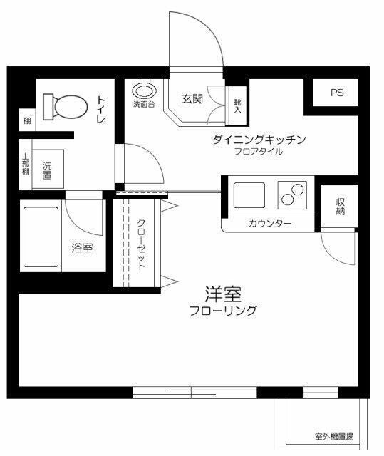 池袋駅 徒歩9分 4階の物件間取画像